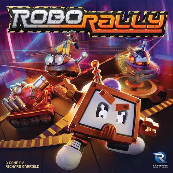 Robo Rally – front cover artwork
