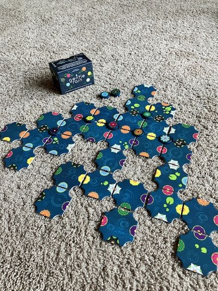 A Gentle Rain Board Game – Relaxing Solo Tile-Laying Game by Kevin Wilson