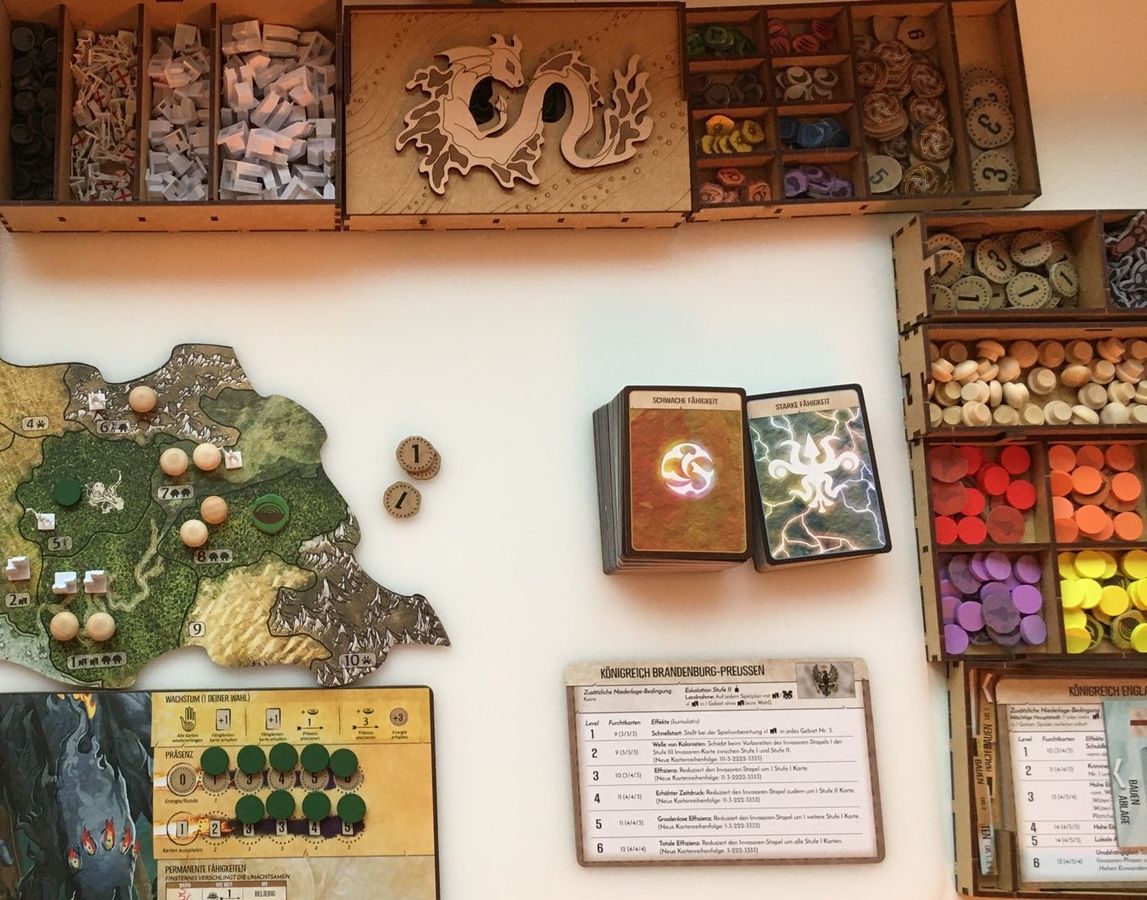 Spirit Island: Jagged Earth Expansion | Cooperative Strategy Board Game Expansion | 1–6 Players | Ages 13+
