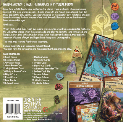Spirit Island Nature Incarnate Expansion