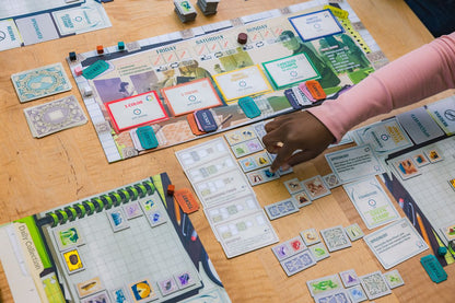 Stamp Swap Board Game | Strategic Stamp Collecting & Trading Game | Drafting, Tile Placement & Set Collection | 1–5 Players | Ages 14+