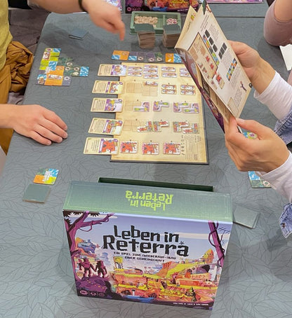 Life in Reterra Board Game | Post-Apocalyptic Community Building & Tile-Laying Strategy Game | Family Game for 2–4 Players | Ages 10+