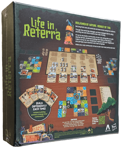 Life in Reterra Board Game | Post-Apocalyptic Community Building & Tile-Laying Strategy Game | Family Game for 2–4 Players | Ages 10+
