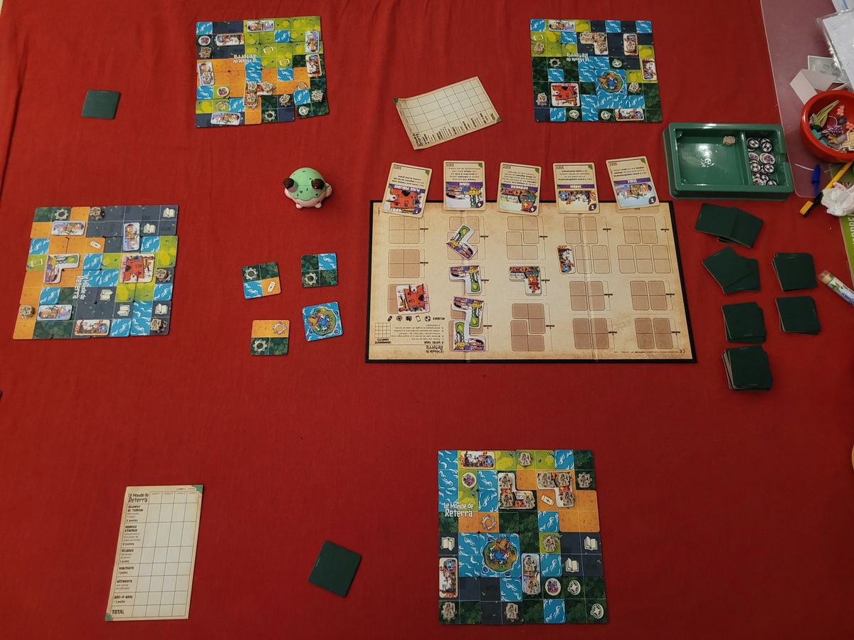 Life in Reterra Board Game | Post-Apocalyptic Community Building & Tile-Laying Strategy Game | Family Game for 2–4 Players | Ages 10+