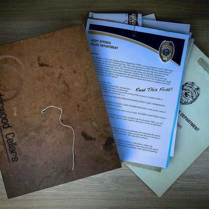 Murder Mystery Case Files: Underwood Cellars