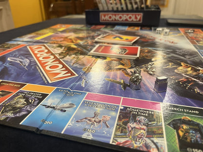 Monopoly: Iron Maiden Edition Board Game | Heavy Metal Collectible Monopoly | Iron Maiden Tours, Eddie Bucks & Custom Tokens | 2–6 Players
