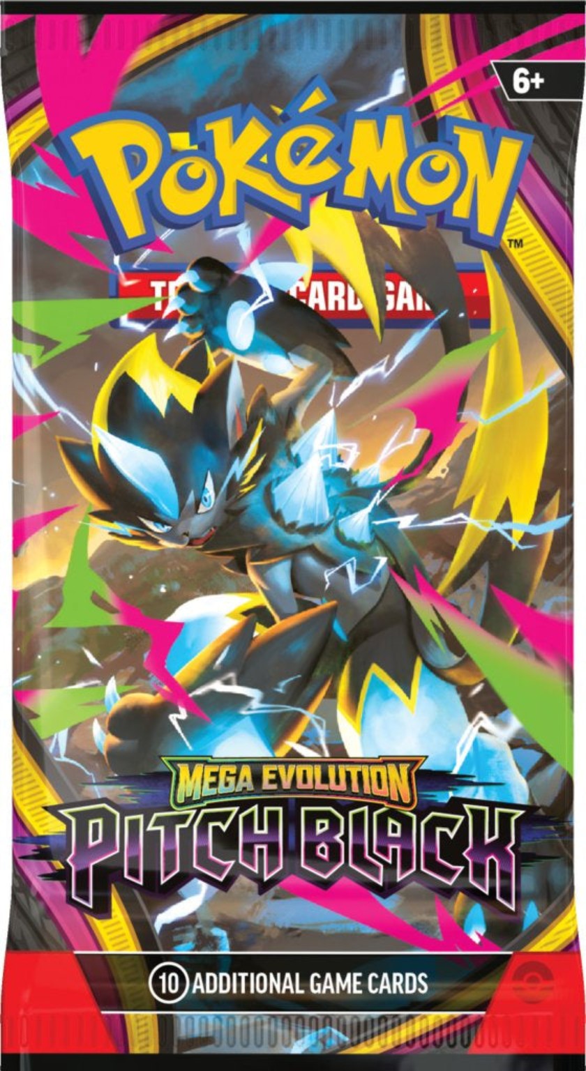 Pokémon TCG Mega Evolution Pitch Black single booster pack