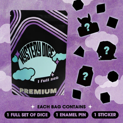1985 Games Premium Mystery Dice with Purple Bag