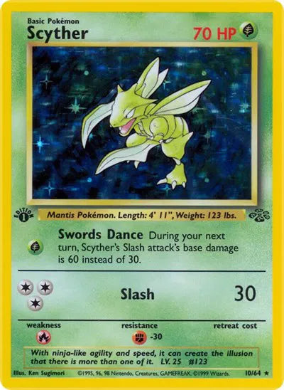 Scyther Jungle Holo Rare - HobbiXchange