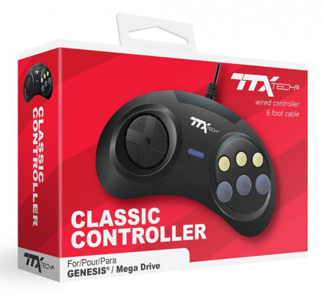 Sega Mega Drive RetroPad Wired Controller - 6 Button
