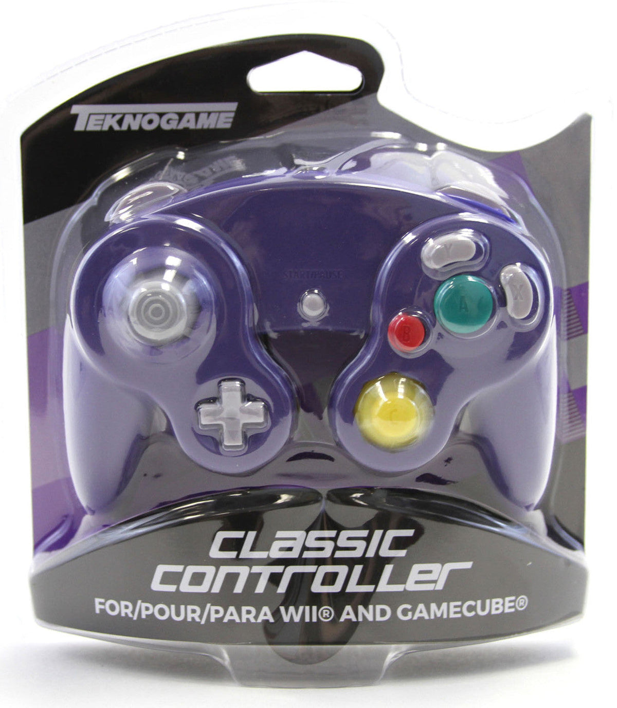 GameCube Generic Wired Controller - Purple