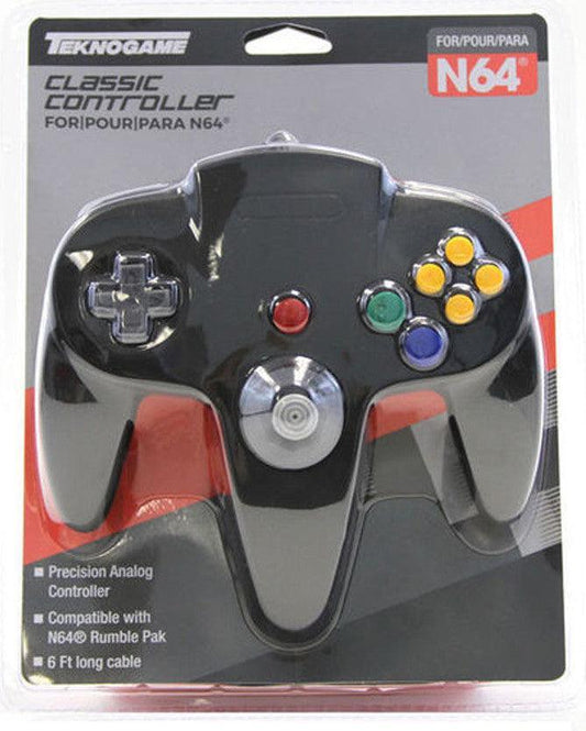 N64 Replica Controller - Black