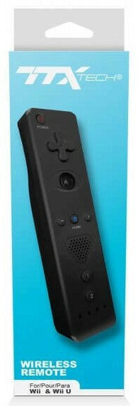 TTX Tech Wii / Wii U Wireless Remote Controller - Black