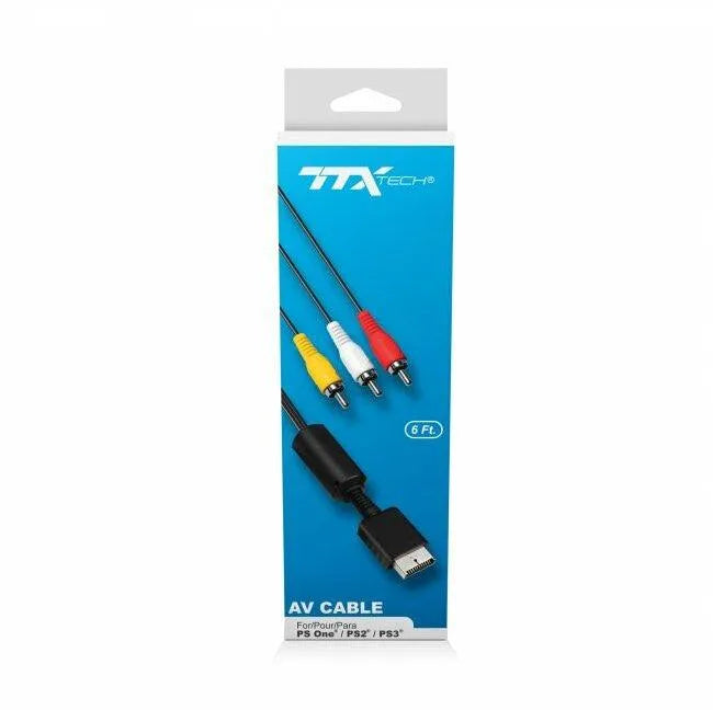 AV Cable for PlayStation 1 and PlayStation 2
