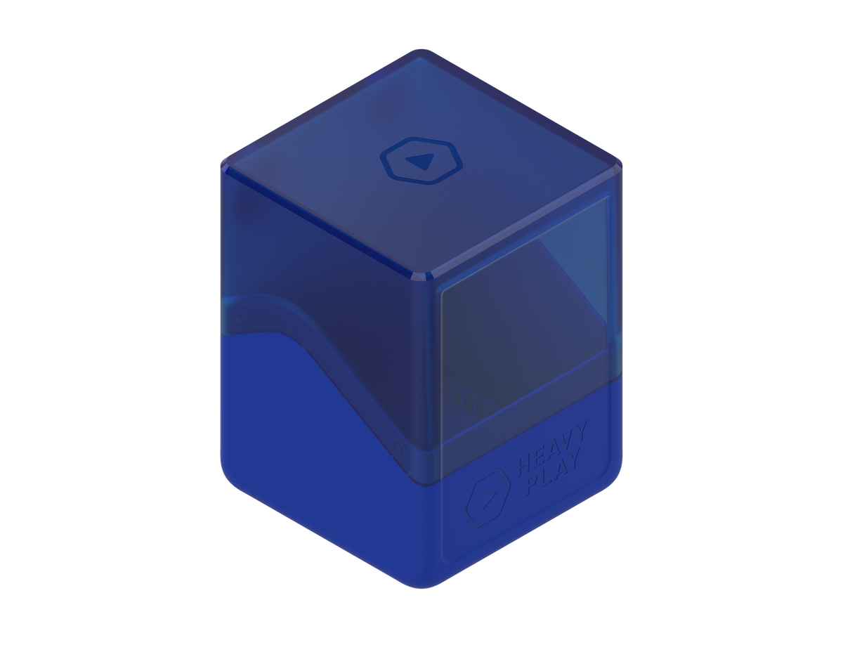 Heavy Play RFG DECKBOX - WIZARD BLUE – 100 DS – RFG-DB1-008008T