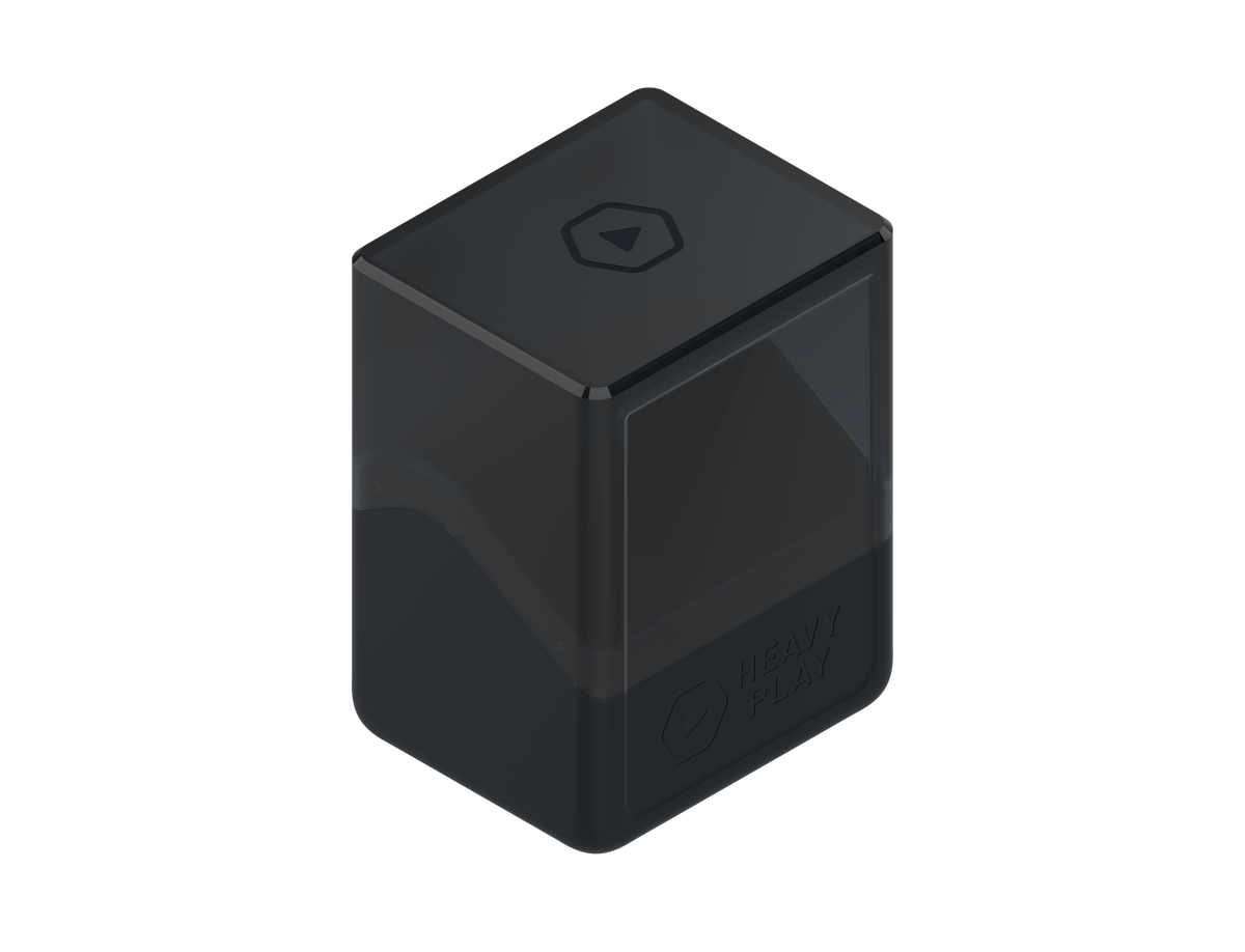 Heavy Play RFG DECKBOX - WARLOCK BLACK – 80 DS – RFG-DB8-001001T