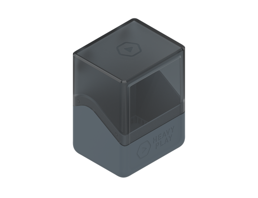 Heavy Play RFG DECKBOX - ARTIFICER GREY – 80 DS – RFG-DB8-003003T