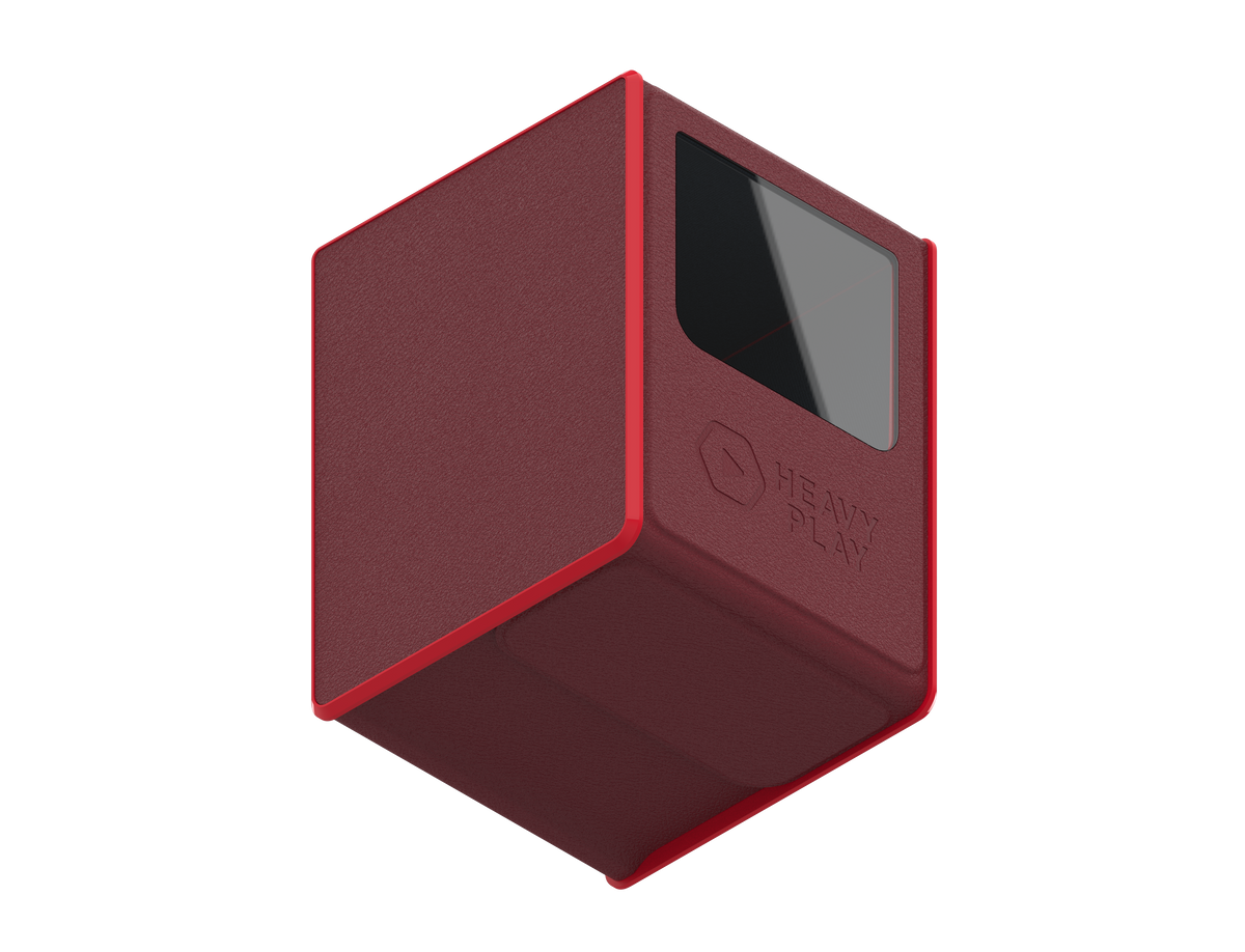 Heavy Play RFG DECKBOX MAX - BARBARIAN RED – 100 DS – RFG-MX1-009010