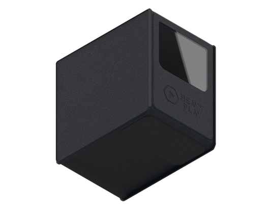 Heavy Play RFG DECKBOX MAX 133DS - WARLOCK BLACK – RFG-MX3-001001