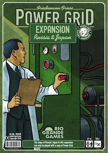 Power Grid: Russia & Japan Map Expansion game box