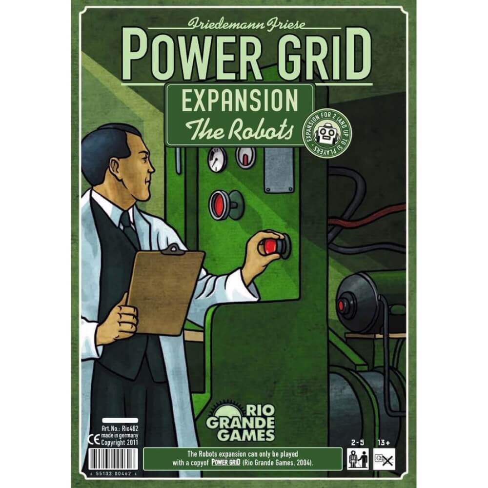 Power Grid: The Robots Expansion game box
