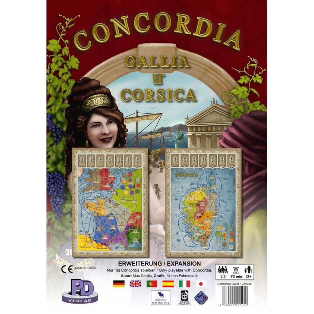 Concordia: Gallia & Corsica Map Expansion game box