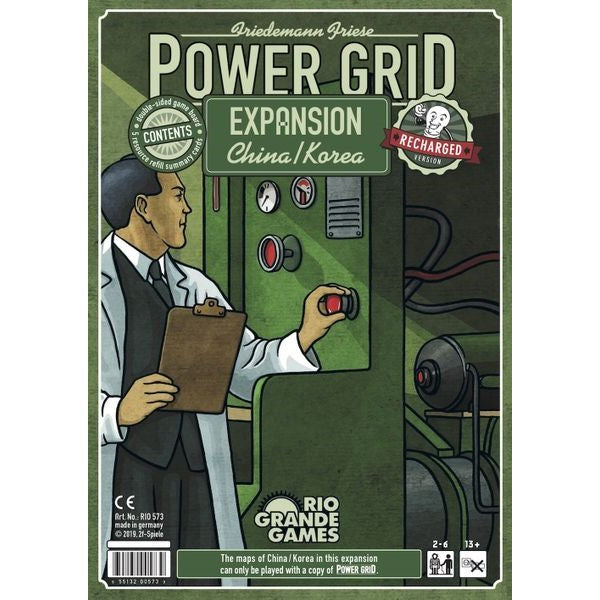 Power Grid: China / Korea Map Expansion game box