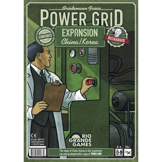 Power Grid: China / Korea Map Expansion game box
