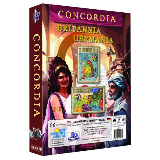 Concordia: Britannia & Germania Map Expansion game box