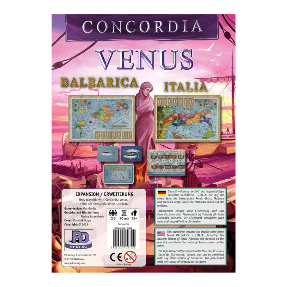 Concordia: Balearica & Italia Expansion game box