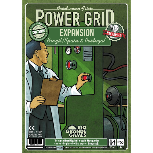 Power Grid: Brazil / Spain & Portugal Map Expansion game box
