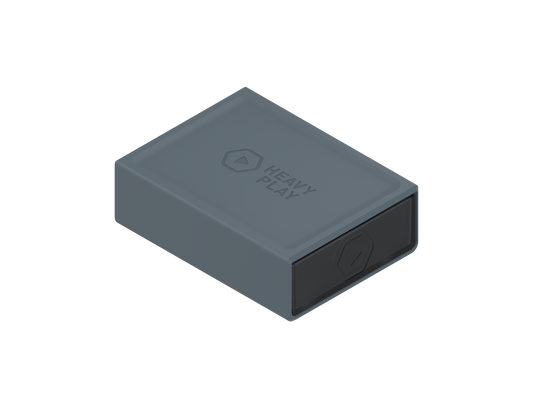 Heavy Play RNG DICEBOX - ARTIFICER GREY – RNG-DIB-003003T