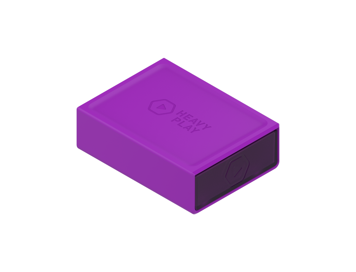 Heavy Play RNG DICEBOX - BARD PURPLE – RNG-DIB-021021T
