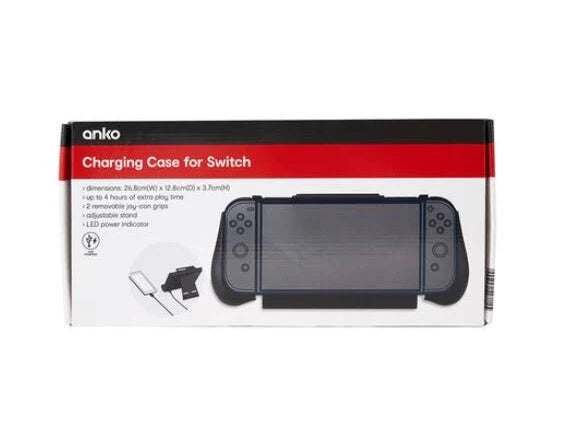 Anko Charging Case For Nintendo Switch With Adjustable Stand
