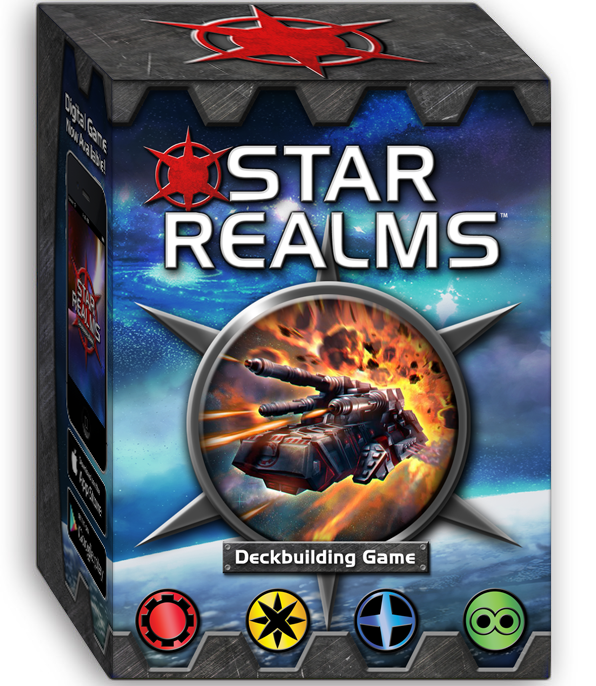 Star Realms core set deck box with spaceship artwork
