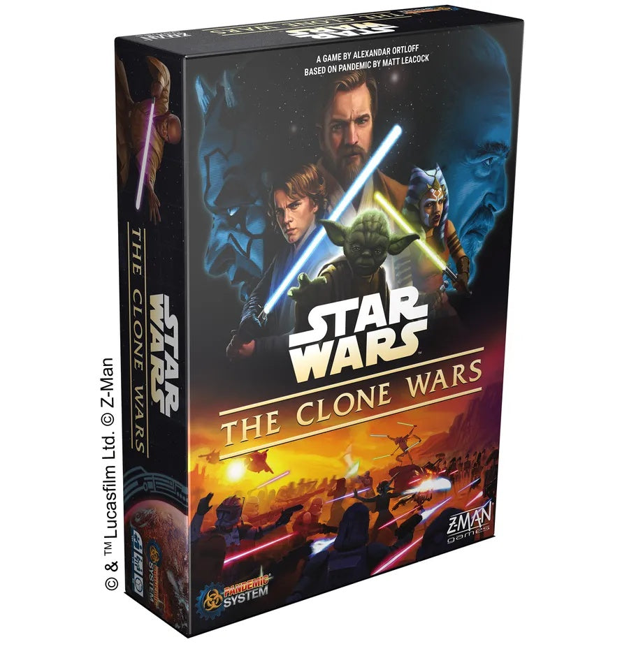 Star Wars: The Clone Wars – game box front