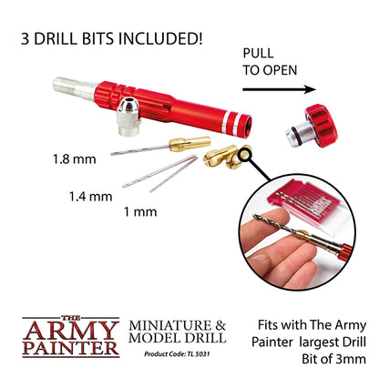 The Army Painter Miniature and Model Drill – dimensions, features and use information