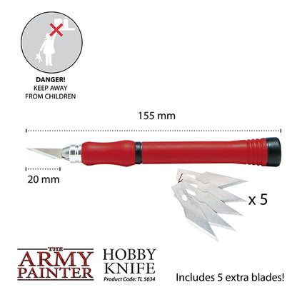 The Army Painter Hobby Knife – dimensions, features and use information
