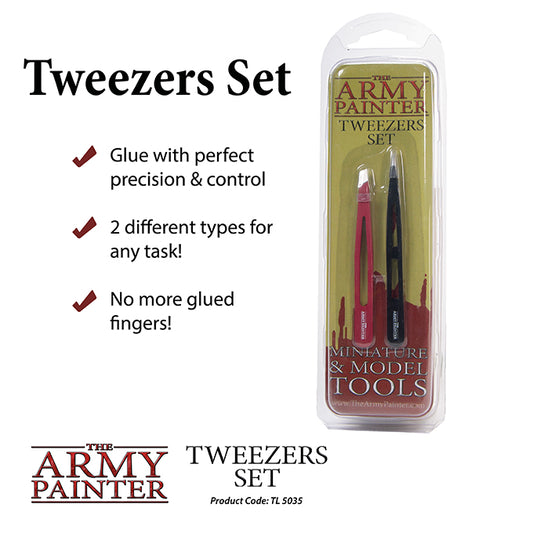 The Army Painter Tweezers Set – product and packaging