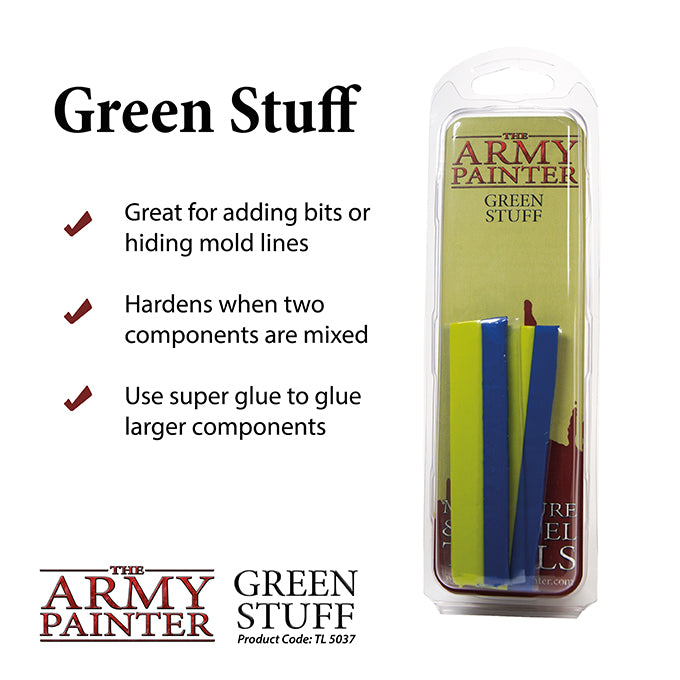 The Army Painter Green Stuff – product and packaging