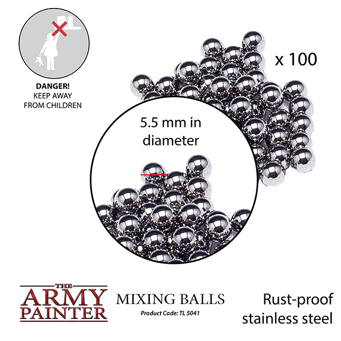 The Army Painter Mixing Balls – dimensions, features and use information
