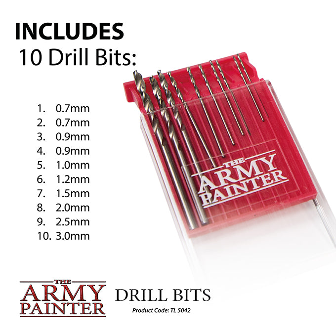 The Army Painter Drill Bits – dimensions, features and use information