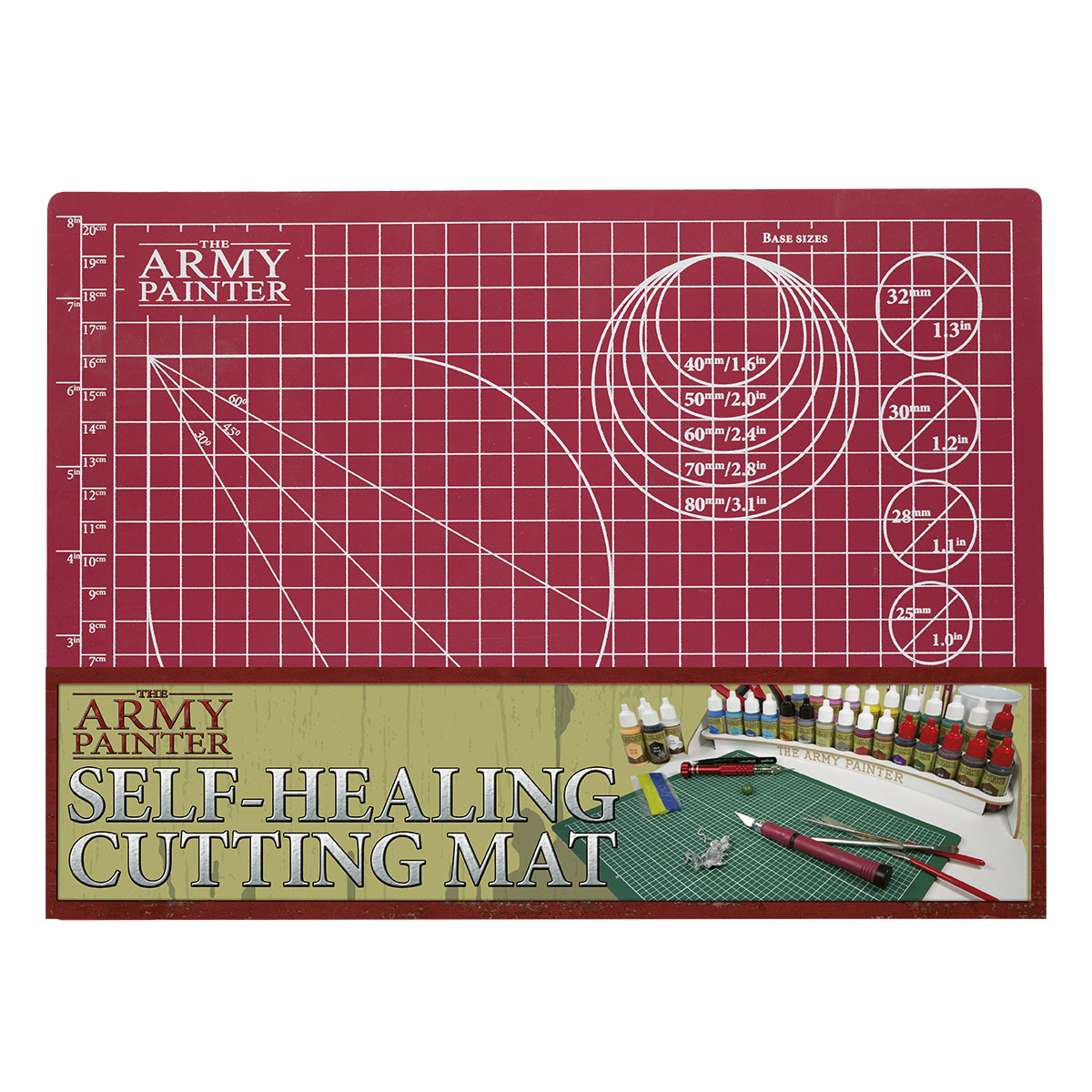 The Army Painter Self-healing Cutting Mat – product and packaging