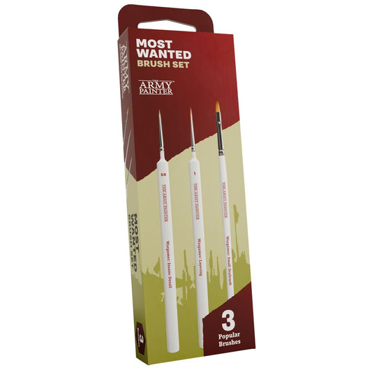 The Army Painter Most Wanted Brush Set – product and packaging