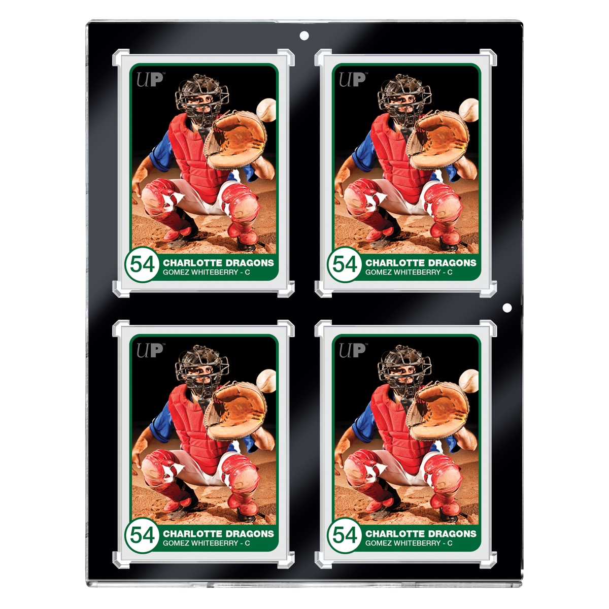 Ultra PRO 130PT 4-Card Black Border UV ONE-TOUCH Magnetic Holder – UP15402