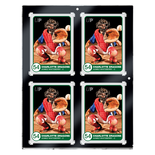 Ultra PRO 130PT 4-Card Black Border UV ONE-TOUCH Magnetic Holder – UP15402