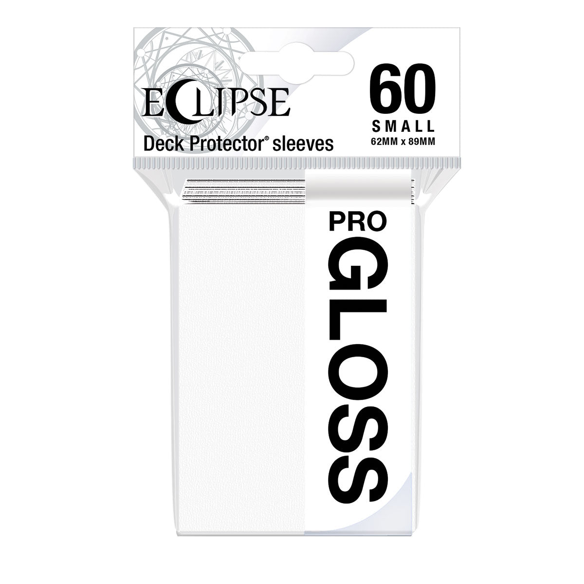 Ultra PRO ECLIPSE Gloss Small Deck Protector Sleeves (60ct) - Arctic White – UP15624