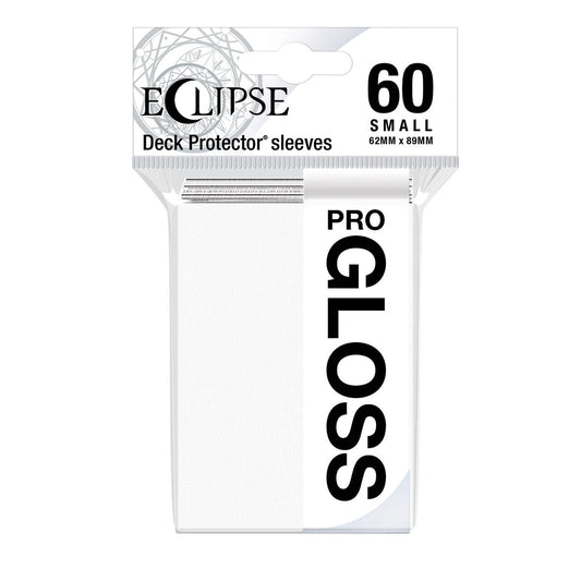 Ultra PRO ECLIPSE Gloss Small Deck Protector Sleeves (60ct) - Arctic White – UP15624