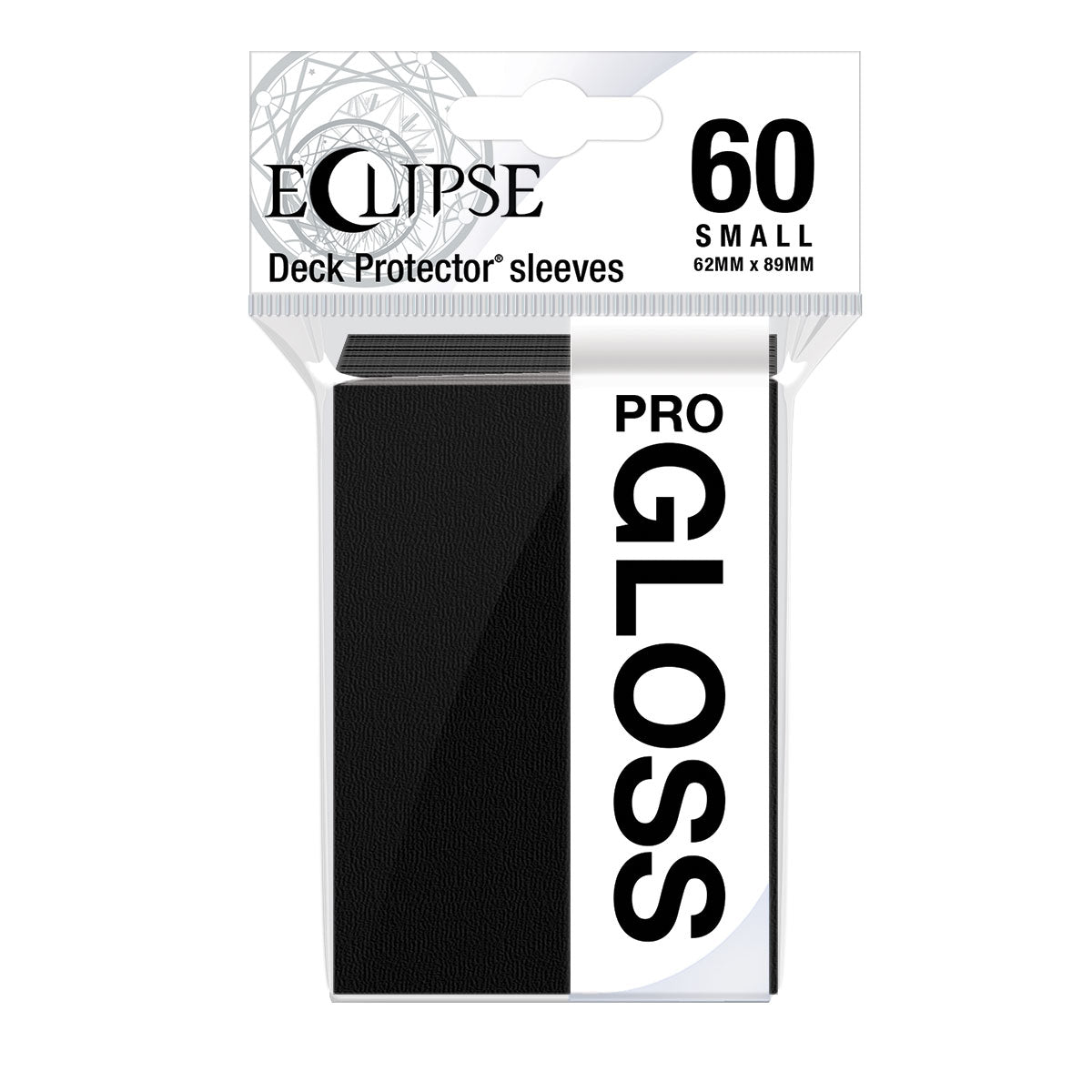 Ultra PRO ECLIPSE Gloss Small Deck Protector Sleeves (60ct) - Jet Black – UP15625
