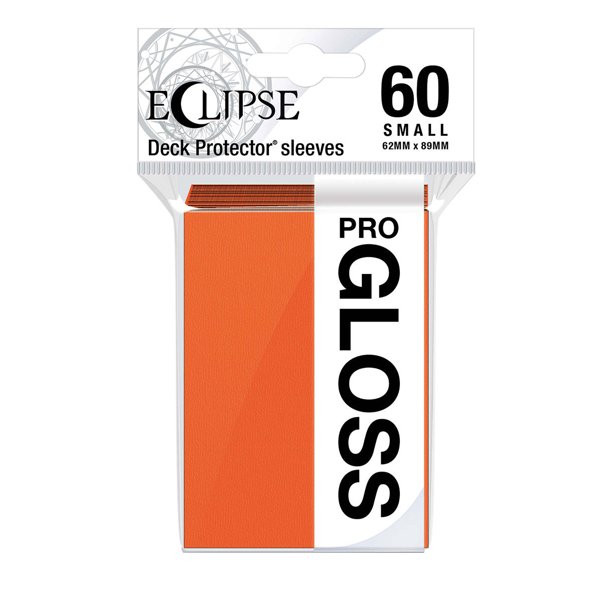 Ultra PRO ECLIPSE Gloss Small Deck Protector Sleeves (60ct) - Pumpkin Orange – UP15631